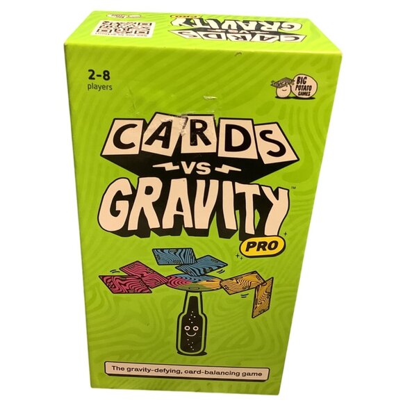 Cards Vs Gravity Pro Game Gravity-Defying Card Balancing Fun 2-8 Players Family - Picture 1 of 4